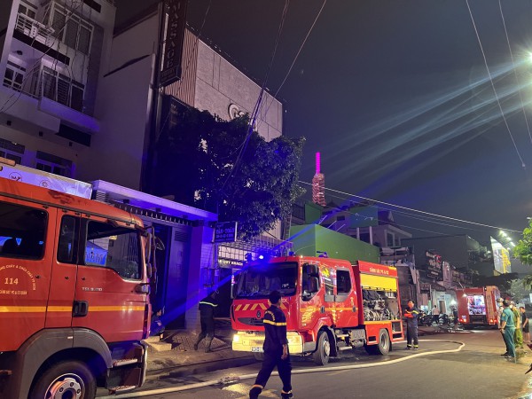 TP.HCM: Cháy cơ sở massage, spa ở TP.Thủ Đức
