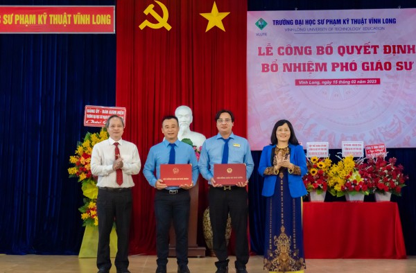 Vĩnh Long thêm 2 nhà giáo được bổ nhiệm phó giáo sư Vĩnh Long thêm 2 nhà giáo được bổ nhiệm phó giáo sư