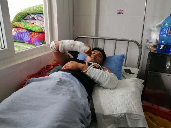 Vụ giao hàng bị đánh gãy 2 tay: Công an giám định thương tật nạn nhân