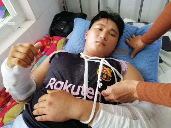 Vụ giao hàng bị đánh gãy 2 tay: Công an giám định thương tật nạn nhân