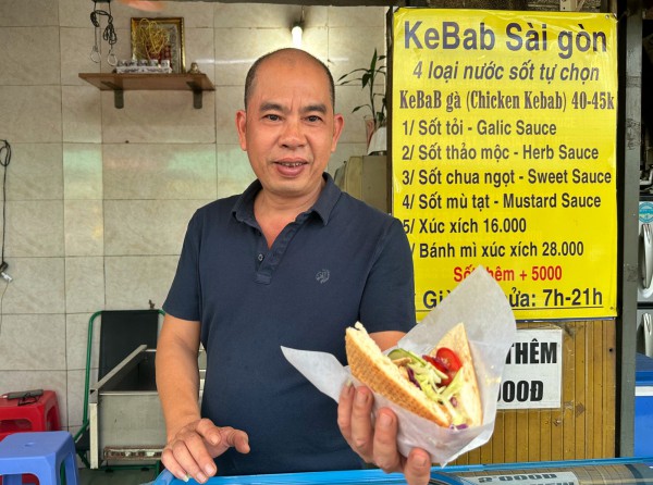 Nổi tiếng bánh mì kebab Thổ Nhĩ Kỳ 