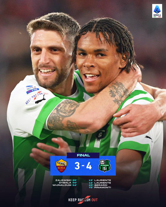 Vòng 26 Serie A - AS Roma bại trận trong Vòng 26 Serie A - AS Roma bại trận trong