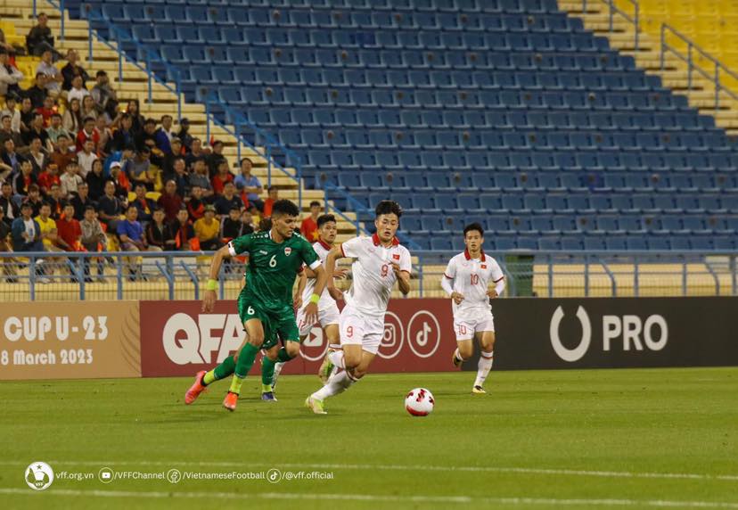 U23 Việt Nam thua U23 Iraq trận ra mắt HLV Troussier