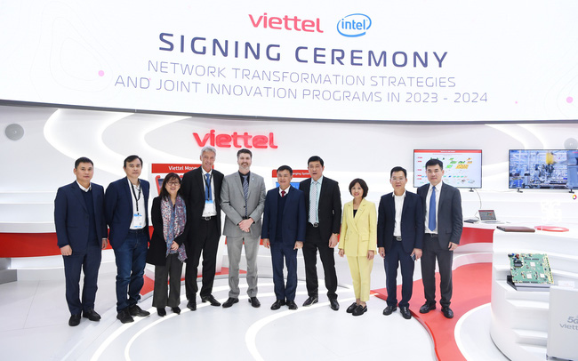 MWC 2023: Viettel và Intel ký kết MOU về hợp tác phát triển công nghệ hạ tầng số