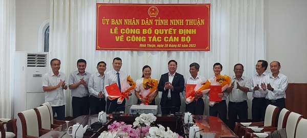 Ninh Thuận: Điều động, bổ nhiệm nhiều cán bộ cấp sở và thành phố Ninh Thuận: Điều động, bổ nhiệm nhiều cán bộ cấp sở và thành phố