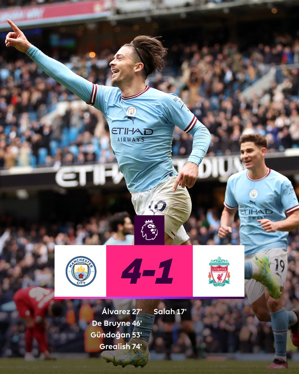 Man City dễ dàng đánh bại Liverpool tại Etihad