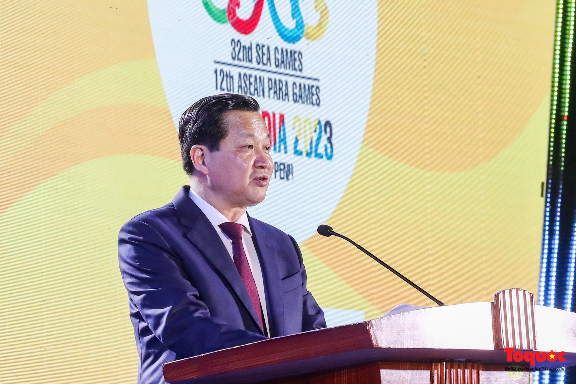Khí thế hào hùng tại Lễ xuất quân đoàn TTVN dự SEA Games 32 - Ảnh 13. Khí thế hào hùng tại Lễ xuất quân đoàn TTVN dự SEA Games 32 - Ảnh 13.