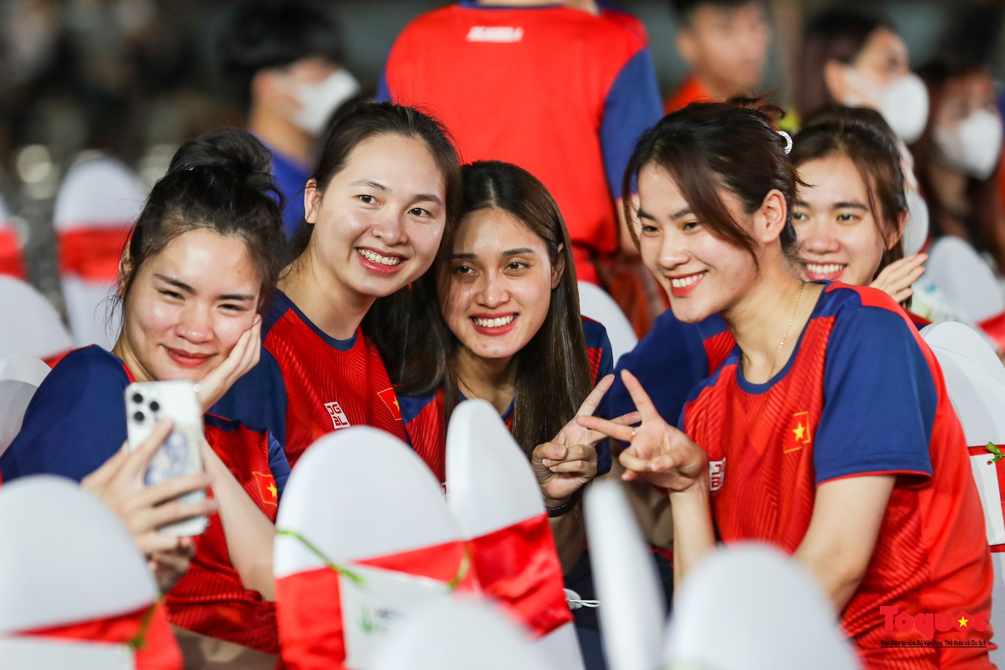 Khí thế hào hùng tại Lễ xuất quân đoàn TTVN dự SEA Games 32 - Ảnh 20. Khí thế hào hùng tại Lễ xuất quân đoàn TTVN dự SEA Games 32 - Ảnh 20.