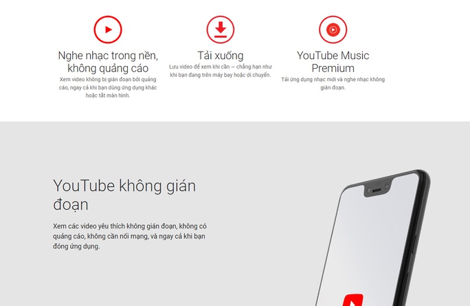 YouTube Premium và YouTube Music chính thức ra mắt tại Việt Nam YouTube Premium và YouTube Music chính thức ra mắt tại Việt Nam