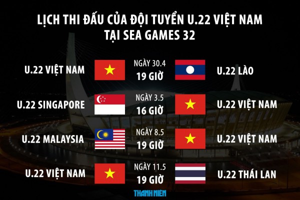 U.22 Singapore chốt danh sách với hy vọng ghi dấu ấn ở SEA Games 32