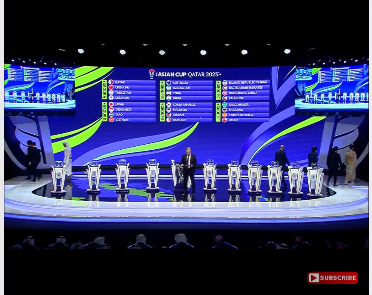 ĐT Việt Nam cùng bảng với Nhật Bản, Iraq và Indonesia tại VCK Asian Cup 2023