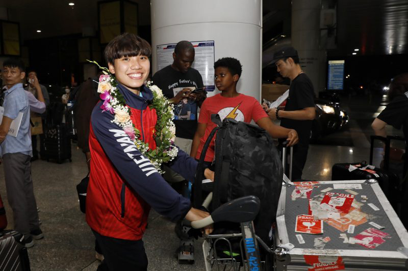 Tuyển nữ Việt Nam về Việt Nam, kết thúc hành trình SEA Games 32