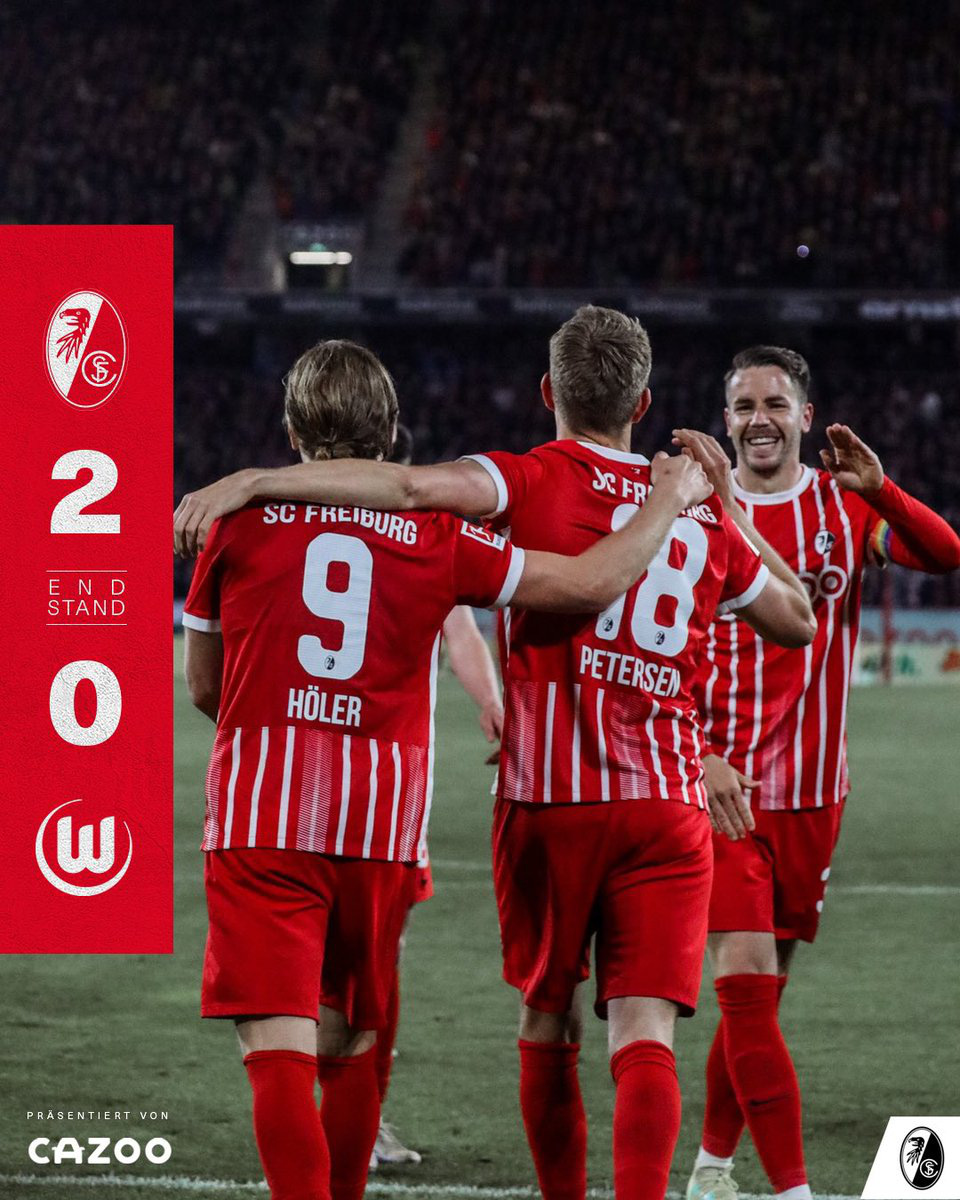 Freiburg giành chiến thắng ấn tượng trước Wolfsburg