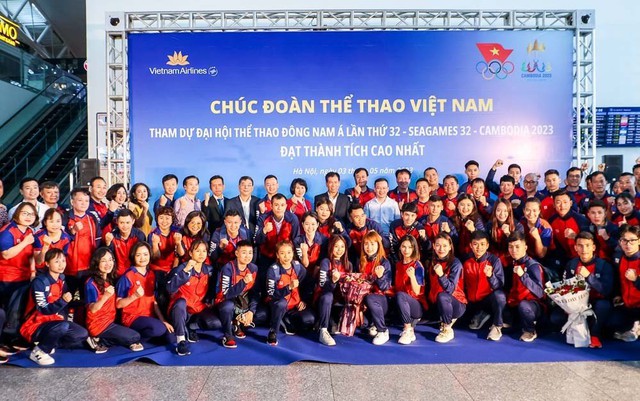 Đoàn Thể thao Việt Nam chính thức lên đường dự SEA Games 32 - Ảnh 1. Đoàn Thể thao Việt Nam chính thức lên đường dự SEA Games 32 - Ảnh 1.