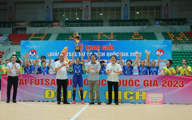 Thái Sơn Nam TP.HCM vô địch giải futsal nữ VĐQG 2023 Thái Sơn Nam TP.HCM vô địch giải futsal nữ VĐQG 2023