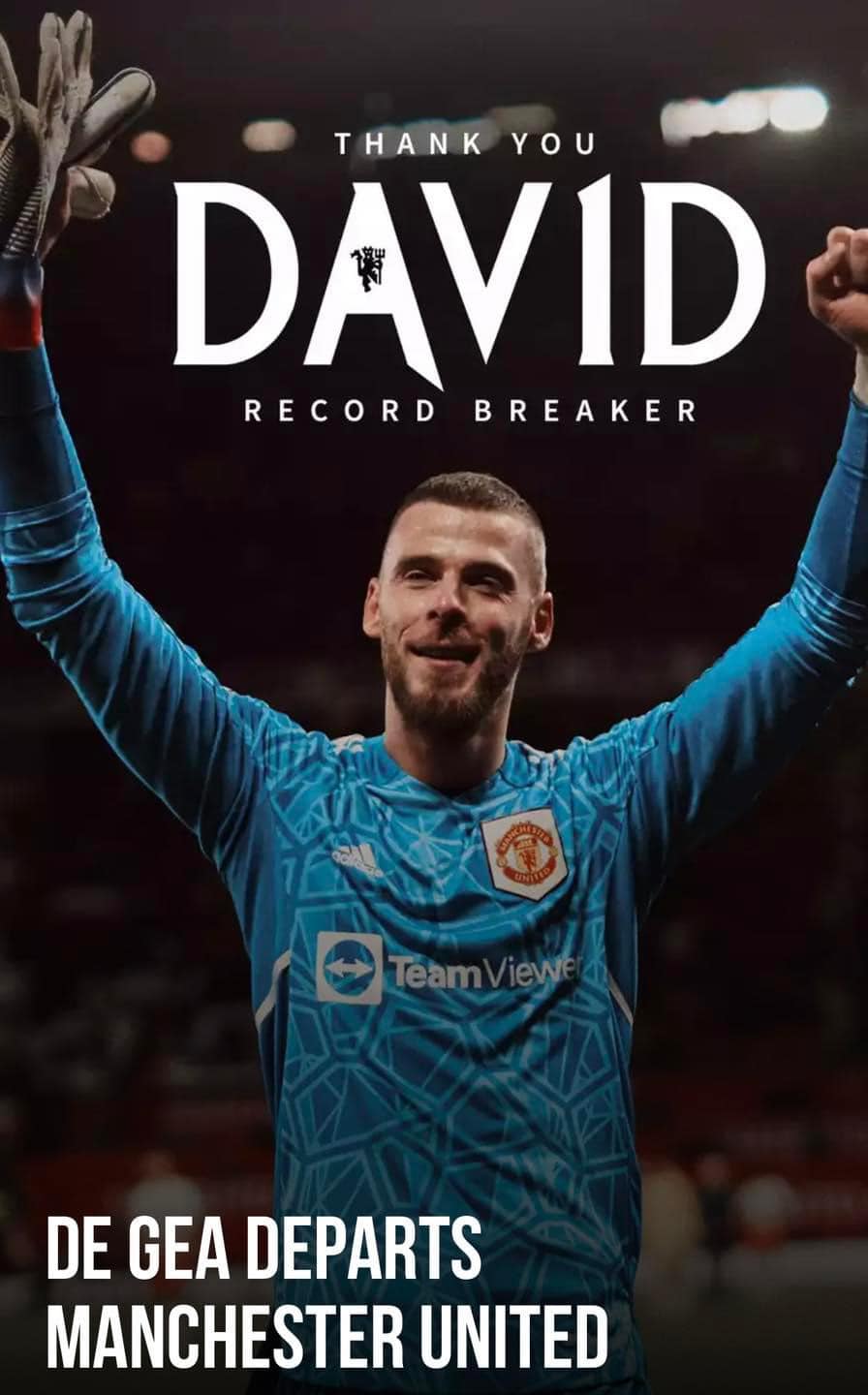 David De Gea chia tay Manchester United