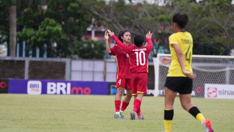 U19 Việt Nam giành vé vào bán kết giải U19 nữ Đông Nam Á 2023