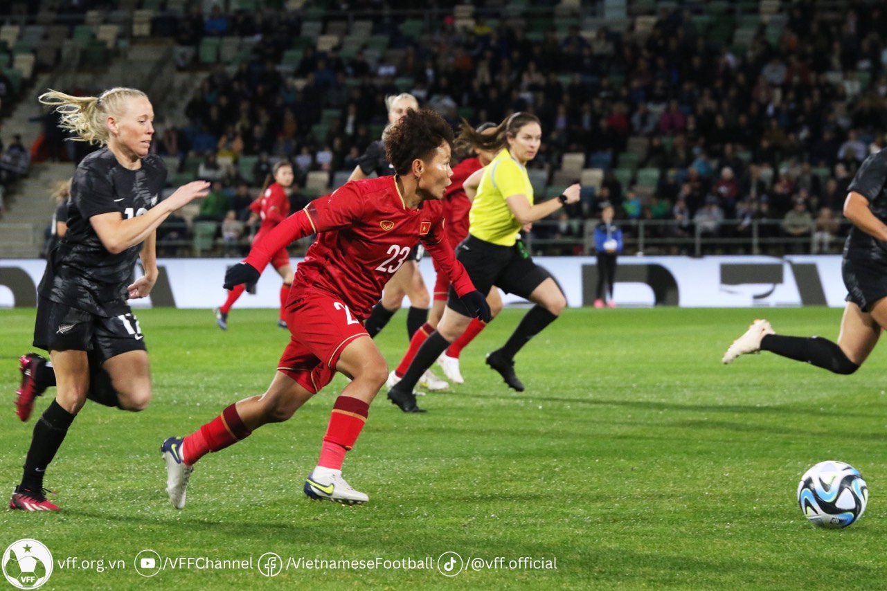 Giao hữu quốc tế: ĐT nữ New Zealand – ĐT nữ Việt Nam: 2-0 Giao hữu quốc tế: ĐT nữ New Zealand – ĐT nữ Việt Nam: 2-0