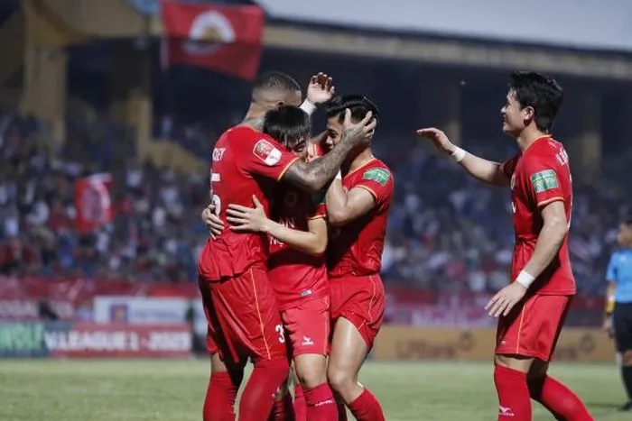 V.League 2023 - Công an Hà Nội chia điểm trên sân Hàng Đẫy