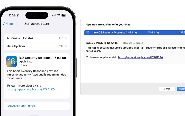Apple cập nhật bản vá bảo mật khẩn cấp dành cho iPhone, iPad và Mac Apple cập nhật bản vá bảo mật khẩn cấp dành cho iPhone, iPad và Mac