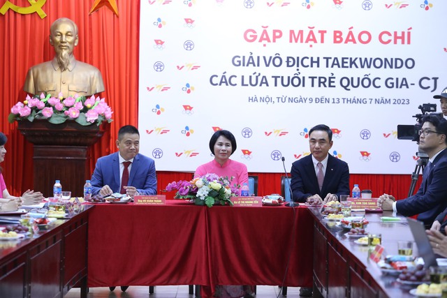 Hà Nội đăng cai giải vô địch Taekwondo các lứa tuổi quốc gia 2023 - Ảnh 1. Hà Nội đăng cai giải vô địch Taekwondo các lứa tuổi quốc gia 2023 - Ảnh 1.