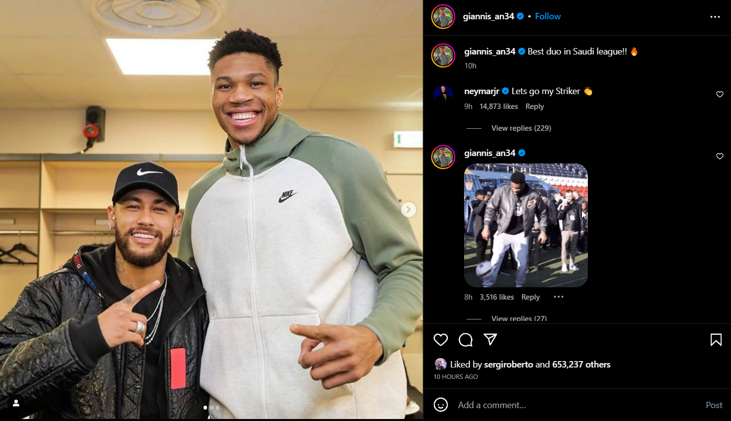 Neymar gặp ngôi sao NBA tại Ả Rập Neymar gặp ngôi sao NBA tại Ả Rập