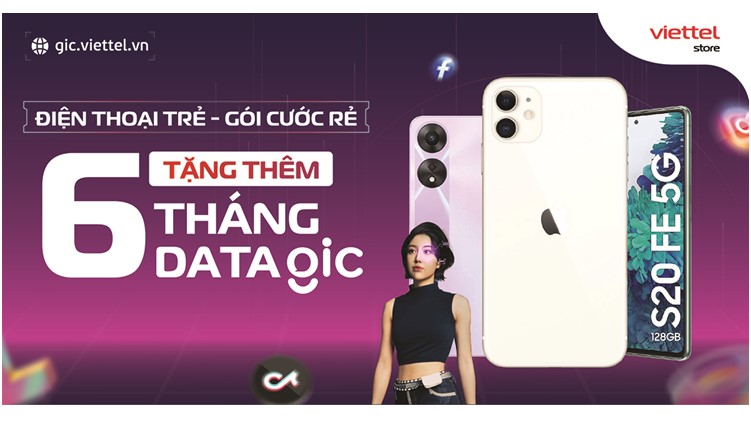 Viettel Store ưu đãi xuyên tháng 8 chào mừng ra mắt hệ sinh thái GIC Viettel Viettel Store ưu đãi xuyên tháng 8 chào mừng ra mắt hệ sinh thái GIC Viettel