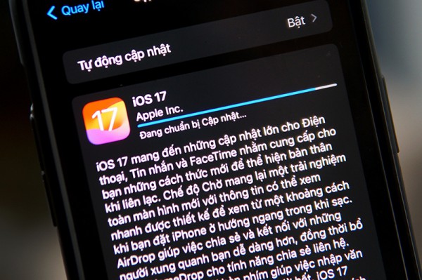 Apple chính thức phát hành bản cập nhật iOS 17 Apple chính thức phát hành bản cập nhật iOS 17