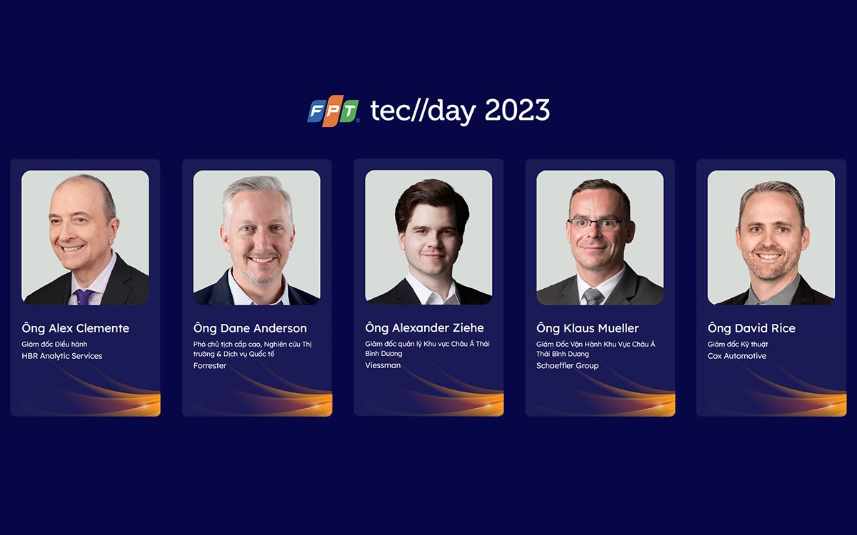 Top 100 người ảnh hưởng AI toàn cầu làm diễn giả tại FPT Techday 2023 Top 100 người ảnh hưởng AI toàn cầu làm diễn giả tại FPT Techday 2023