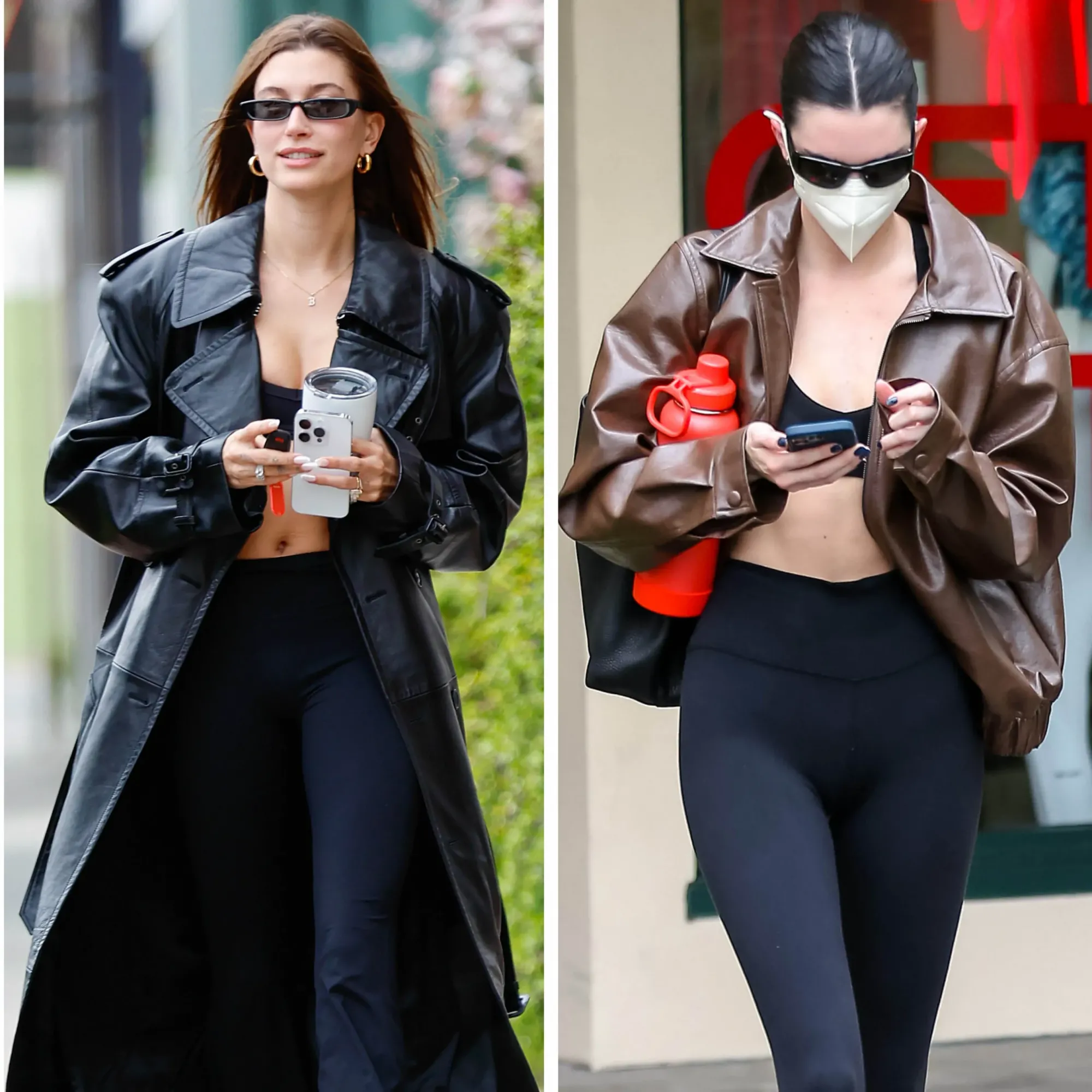 Thời trang đồng điệu của đôi bạn thân Kendall Jenner - Hailey Bieber