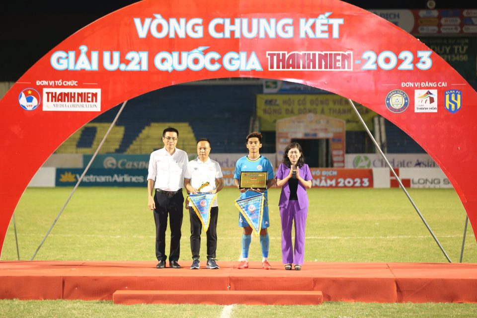Thắng SLNA trên chấm luân lưu, U.21 PVF-CAND vô địch giải U.21 quốc gia 2023 Thắng SLNA trên chấm luân lưu, U.21 PVF-CAND vô địch giải U.21 quốc gia 2023