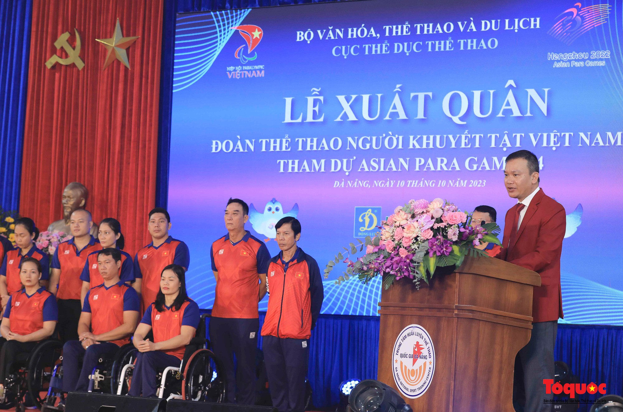 Đoàn thể thao người khuyết tật Việt Nam xuất quân dự Asian Para Games 4 - Ảnh 1. Đoàn thể thao người khuyết tật Việt Nam xuất quân dự Asian Para Games 4 - Ảnh 1.