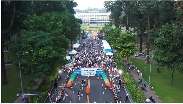 Hàng nghìn runners chinh phục đường chạy 5Way Run - Ways to Grand Park - Ảnh 2.