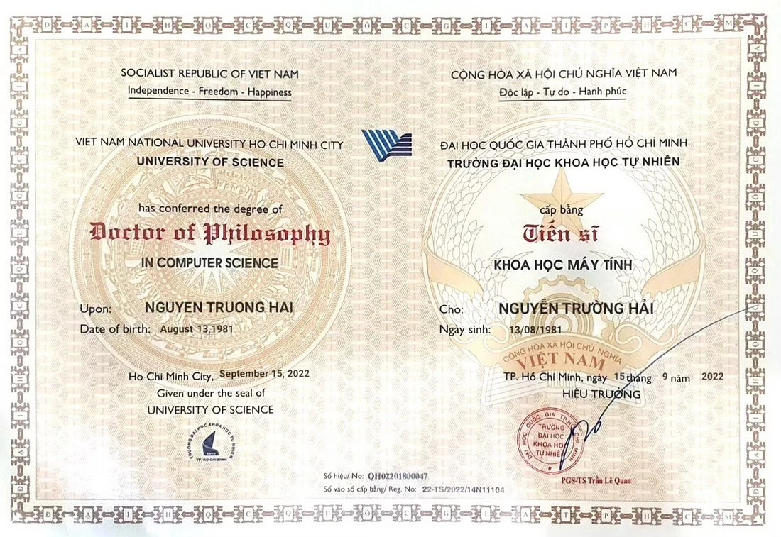 Trường ĐH làm việc với công an về vụ tiến sĩ giả - Ảnh 1. Trường ĐH làm việc với công an về vụ tiến sĩ giả - Ảnh 1.