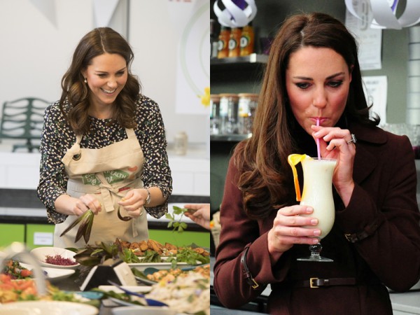 Vương phi Kate Middleton uống sinh tố buổi sáng để giữ dáng