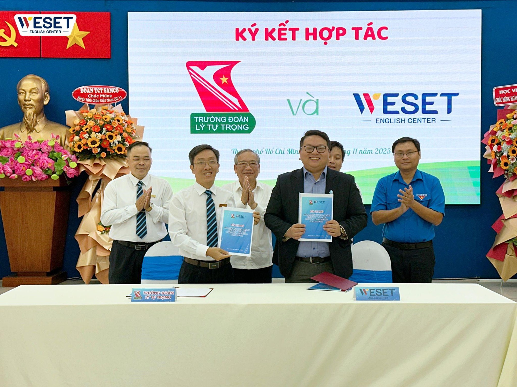 Đại diện WESET English Center và Trường đoàn Lý Tự Trọng đã thành công ký kết hợp tác Đại diện WESET English Center và Trường đoàn Lý Tự Trọng đã thành công ký kết hợp tác