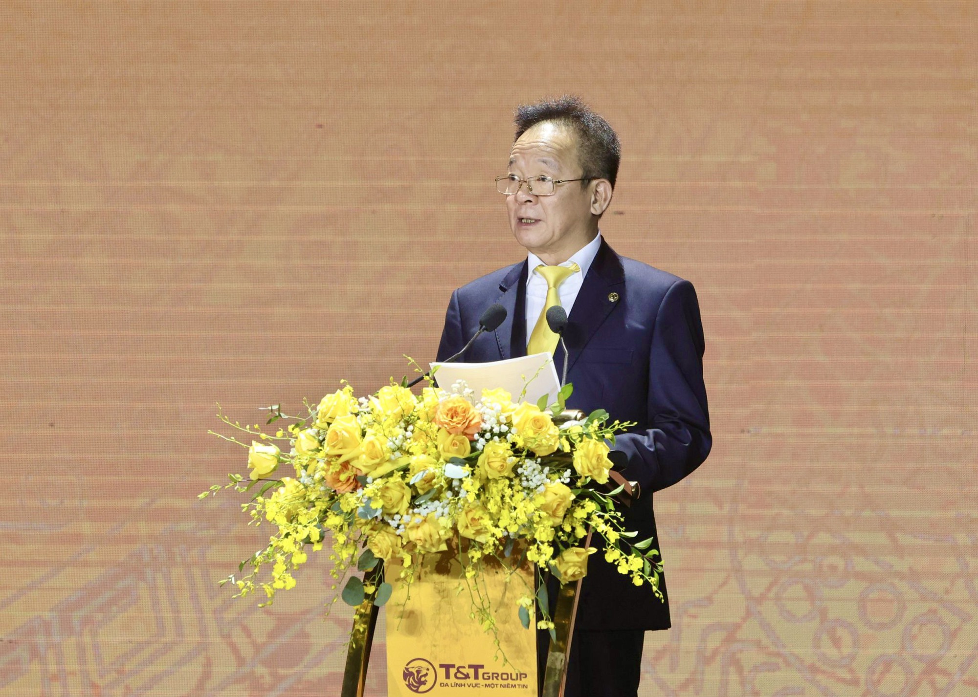 Ông Đỗ Quang Hiển, Nhà sáng lập, Chủ tịch Ủy ban Chiến lược Tập đoàn T&T Group phát biểu Ông Đỗ Quang Hiển, Nhà sáng lập, Chủ tịch Ủy ban Chiến lược Tập đoàn T&T Group phát biểu