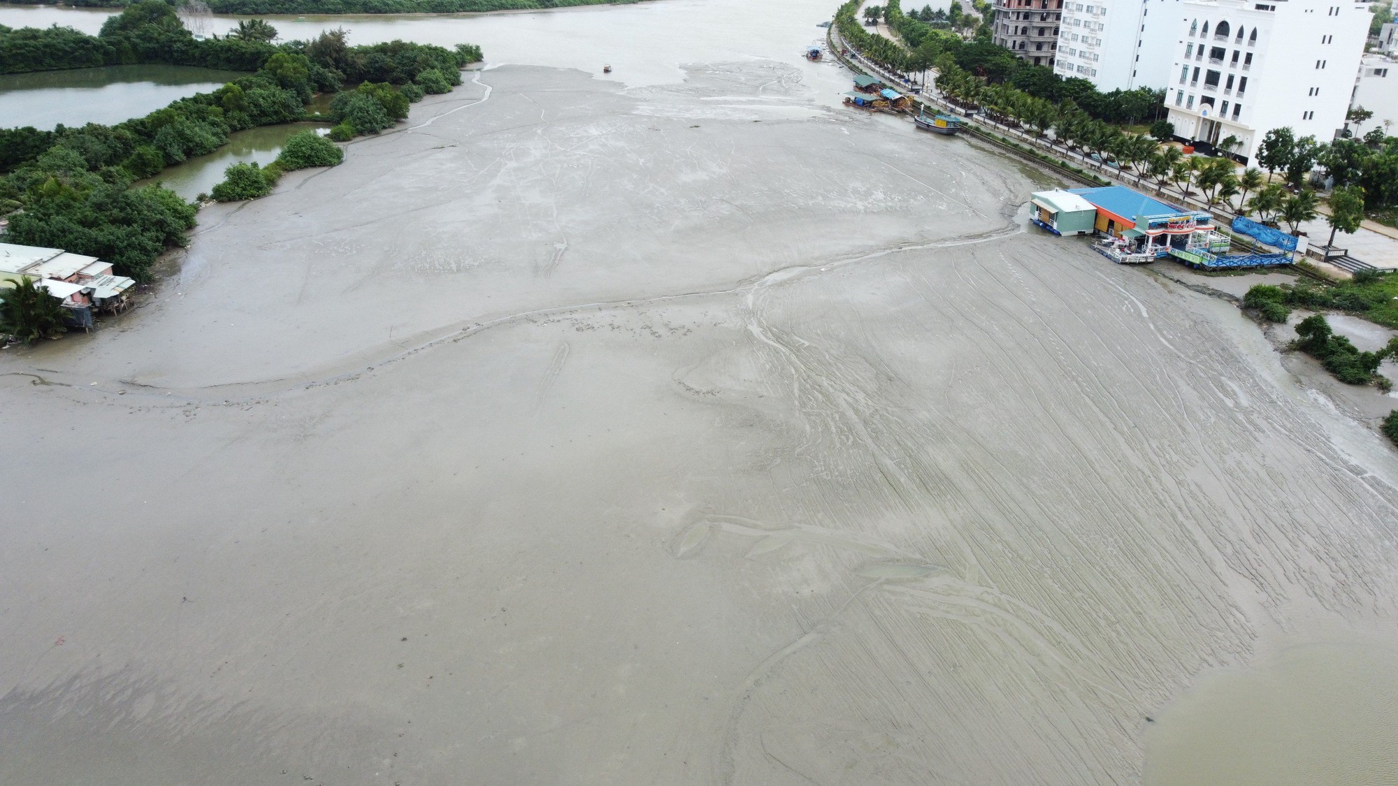 Tắc nghẽn dòng chảy vì bùn đất nạo vét cảng Quy Nhơn - Ảnh 3.