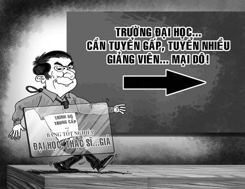 Bằng thật kiến thức giả nguy hiểm không kém bằng giả dạy thật - Ảnh 3. Bằng thật kiến thức giả nguy hiểm không kém bằng giả dạy thật - Ảnh 3.