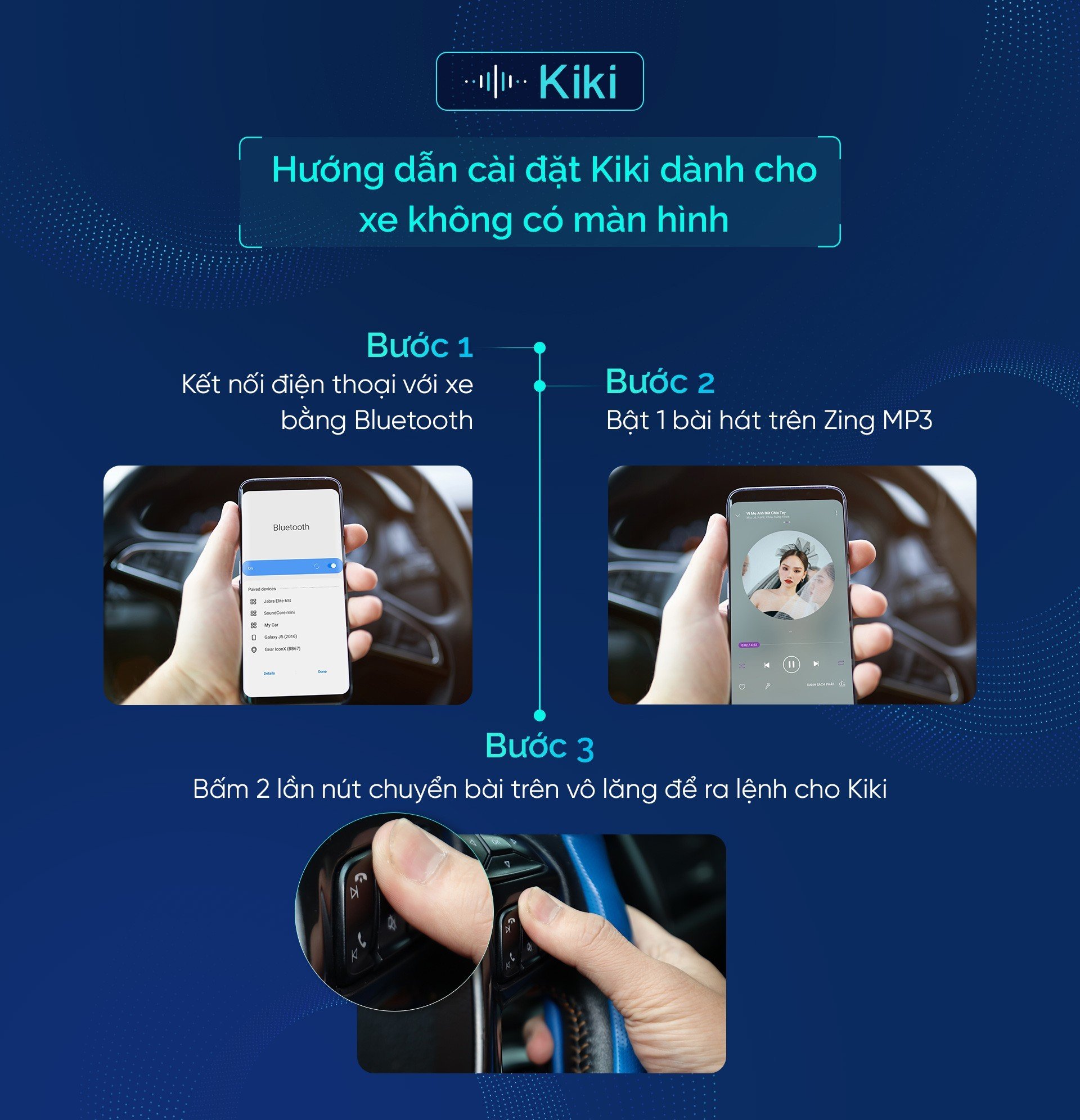 Trợ lý tiếng Việt Kiki cán mốc 600.000 ô tô cài đặt