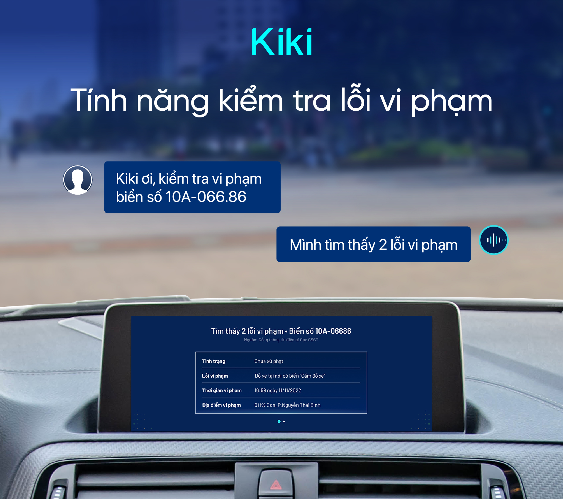 Trợ lý tiếng Việt Kiki cán mốc 600.000 ô tô cài đặt