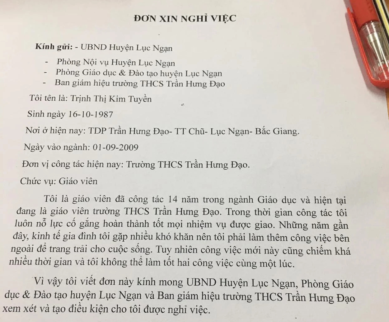 60% số giáo viên nghỉ việc dưới 35 tuổi - Ảnh 1. 60% số giáo viên nghỉ việc dưới 35 tuổi - Ảnh 1.
