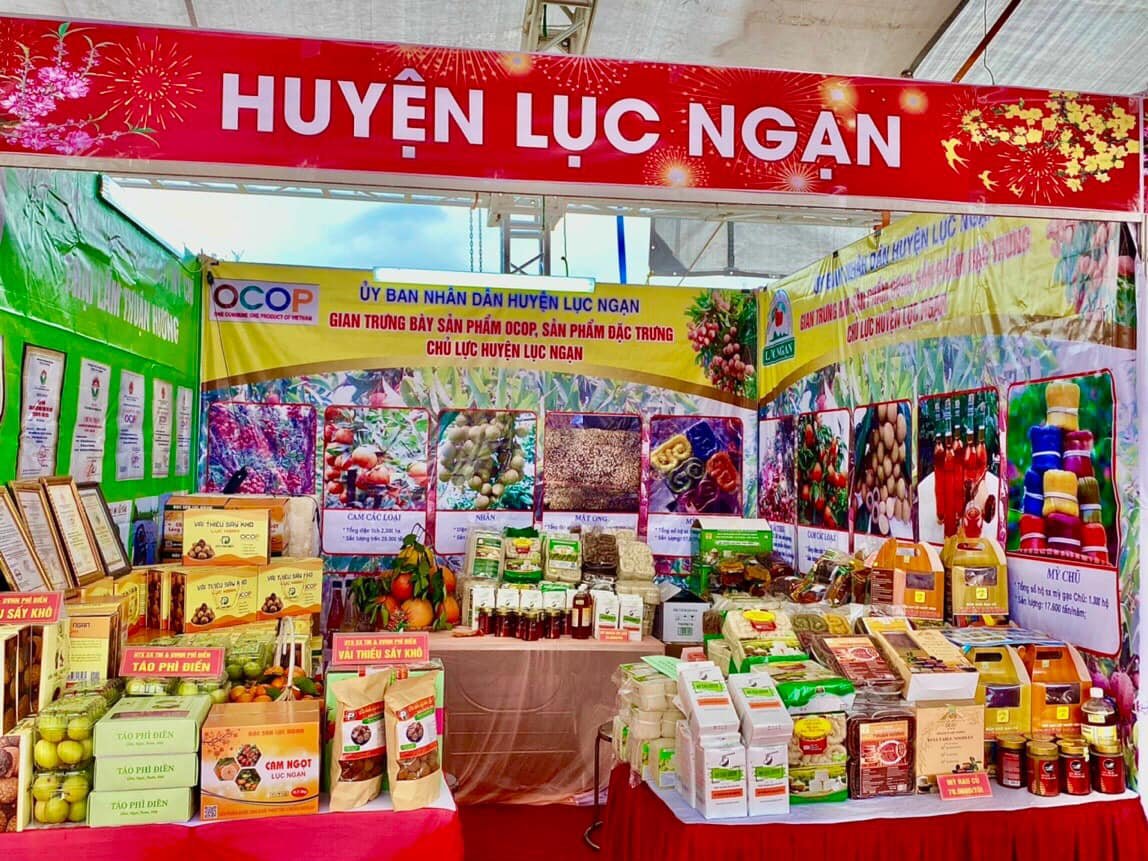 Bắc Giang hỗ trợ tiêu thụ sản phẩm OCOP ở xã nông thôn mới- Ảnh 1. Bắc Giang hỗ trợ tiêu thụ sản phẩm OCOP ở xã nông thôn mới- Ảnh 1.