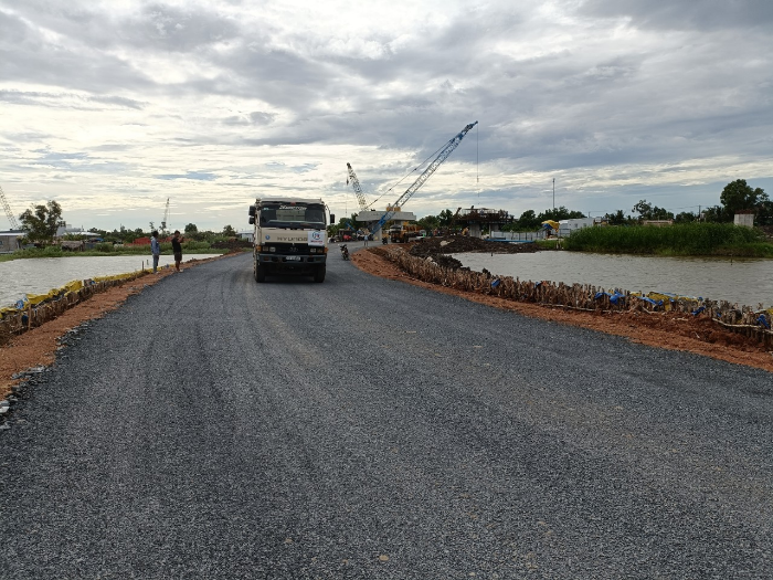 Hoàn thành thí điểm đoạn cao tốc đầu tiên dùng cát biển làm vật liệu xây dựng- Ảnh 2. Hoàn thành thí điểm đoạn cao tốc đầu tiên dùng cát biển làm vật liệu xây dựng- Ảnh 2.