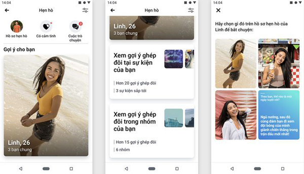 Người dùng Việt Nam đã có thể hẹn hò bí mật trên Facebook
