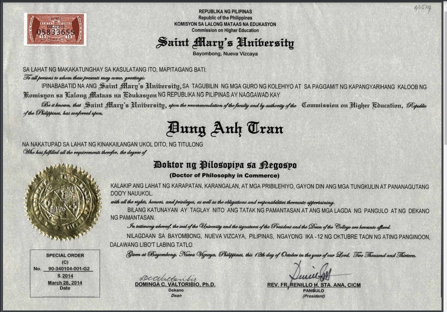 Bằng tiến sĩ của phó hiệu trưởng bị "tố" thuộc trường ĐH nước ngoài được công nhận - Ảnh 1. Bằng tiến sĩ của phó hiệu trưởng bị "tố" thuộc trường ĐH nước ngoài được công nhận - Ảnh 1.