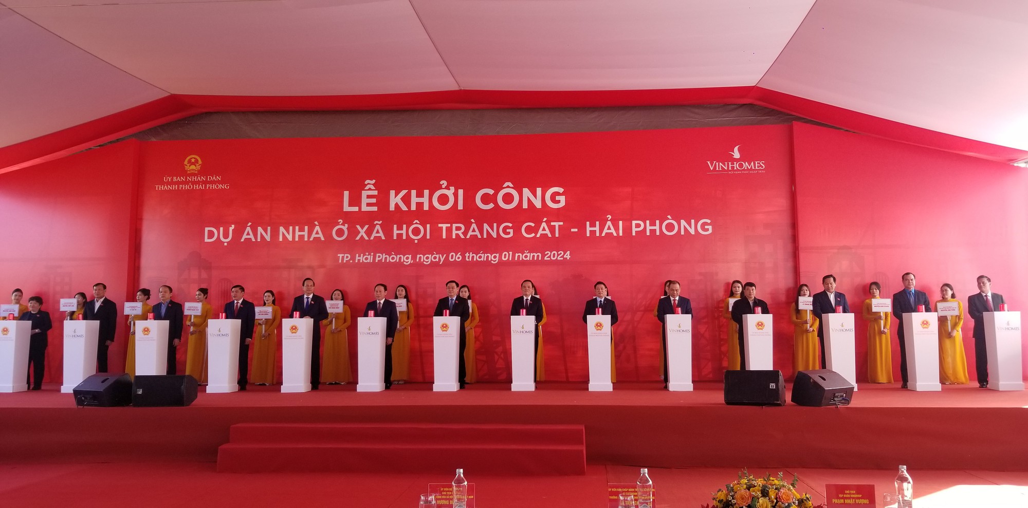 Vinhomes khởi công dự án nhà ở xã hội lớn nhất Hải Phòng- Ảnh 2.