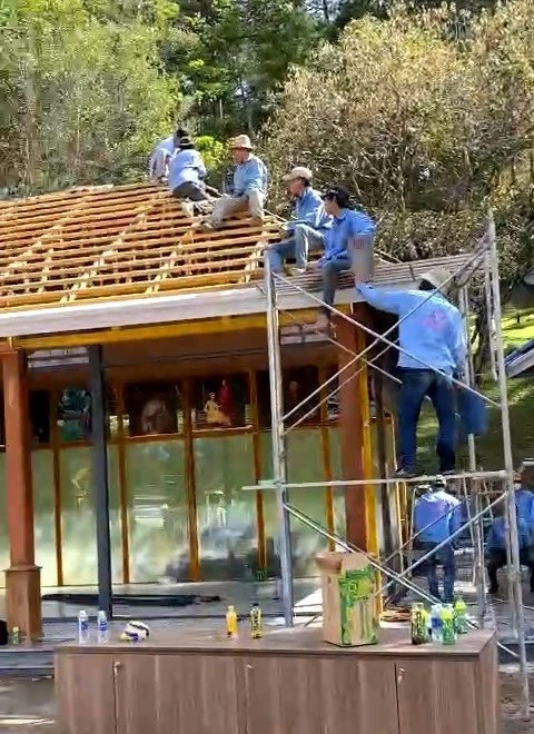 Nhiều công trình xây dựng sai phép tại dự án mở rộng Khu du lịch thác Prenn- Ảnh 2.