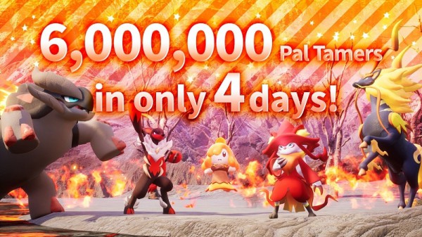 Palworld gây sốt trên Steam, đạt 6 triệu bản bán ra trong 4 ngày Palworld gây sốt trên Steam, đạt 6 triệu bản bán ra trong 4 ngày