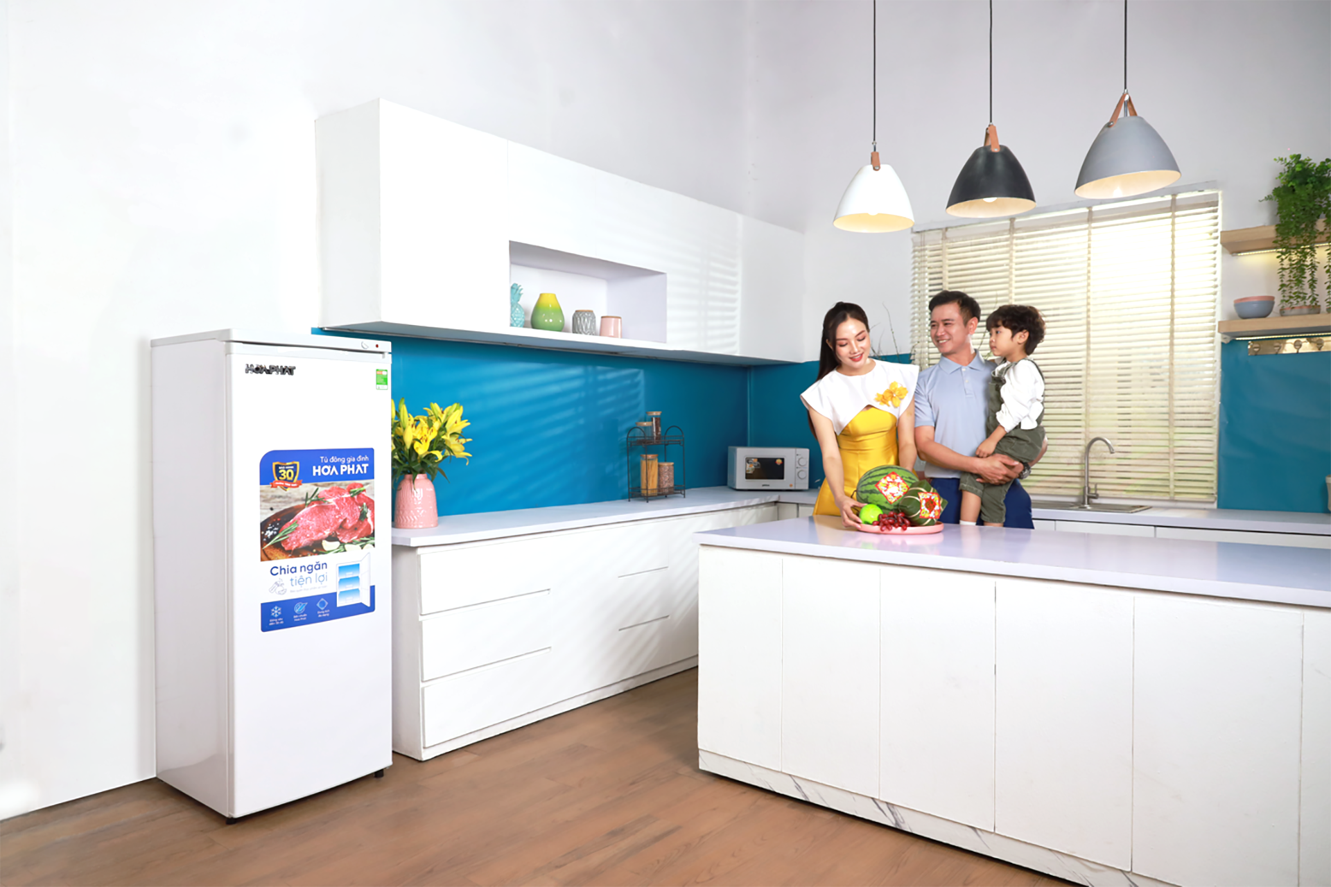 Tủ đông Hòa Phát dần trở nên quen thuộc trong các gia đình Việt (Ảnh: Hòa Phát) Tủ đông Hòa Phát dần trở nên quen thuộc trong các gia đình Việt (Ảnh: Hòa Phát)